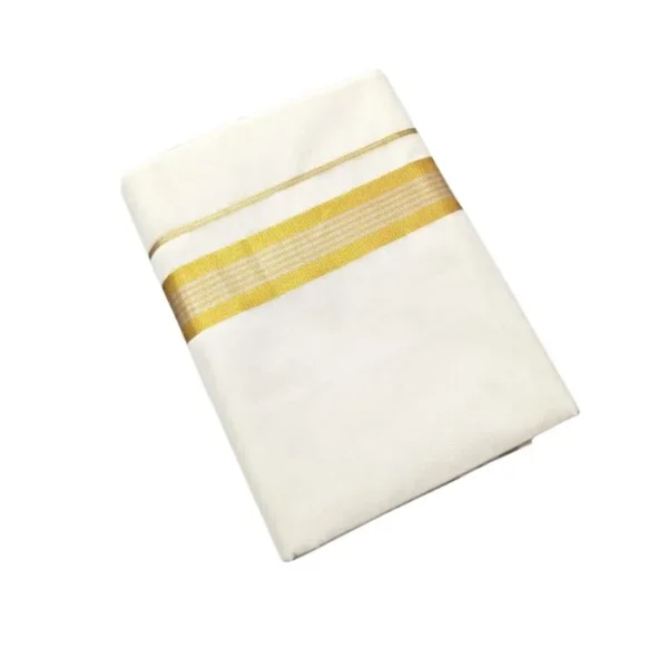 White Golden Kasav Double Mund