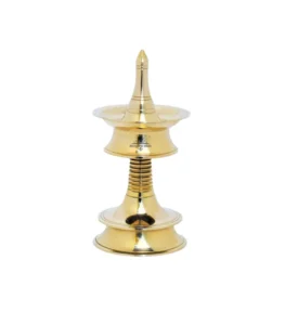 Kerala Nilavilakku 6 inch traditional brass oil lamp
