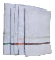 Kerala white torth cotton towel