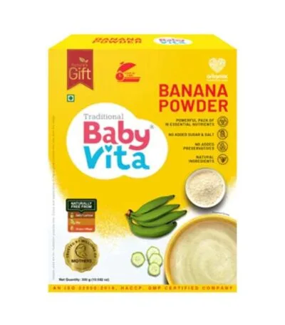 Baby Vita Banana Baby Food Powder – Nutritious Baby Porridge Mix