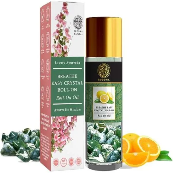 Breatheasy crystal herbal respiratory relief crystals for cold and congestion