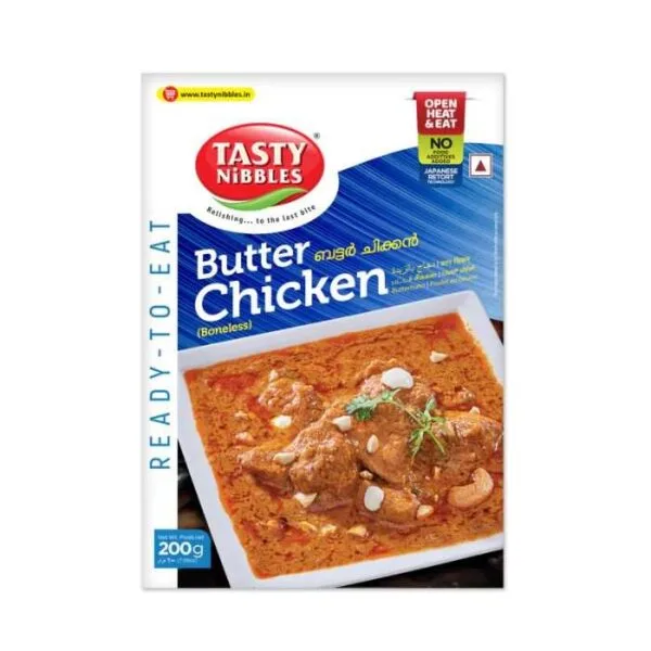 Tasty Nibbles butter chicken ready to eat creamy chicken curry