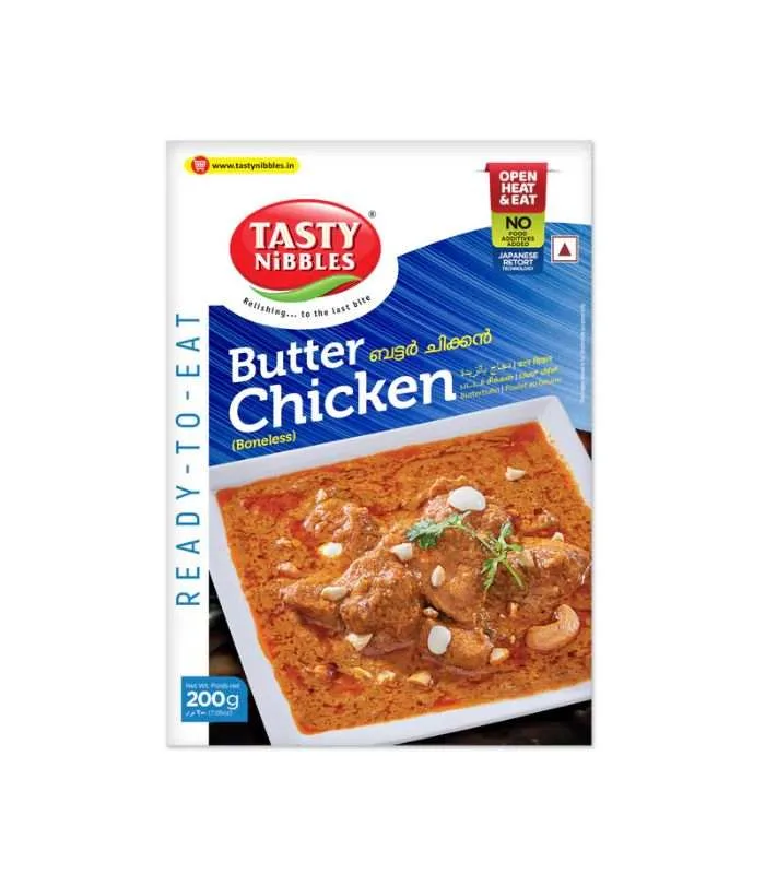 Tasty Nibbles butter chicken ready to eat creamy chicken curry