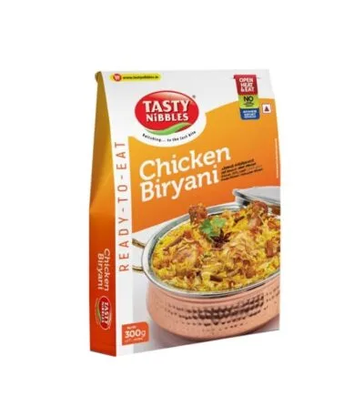 Tasty Nibbles chicken biriyani ready to eat Kerala style rice meal