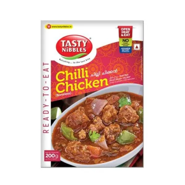 Tasty Nibbles chicken chilly ready to eat spicy chicken dish