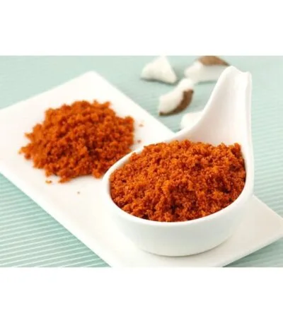 Coconut chutney powder flavorful traditional side dish powder for rice and breakfast items