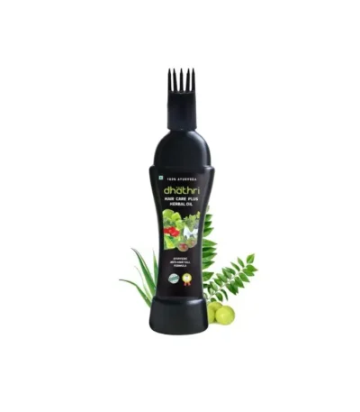 Dhathri Hair Oil Black Bottle