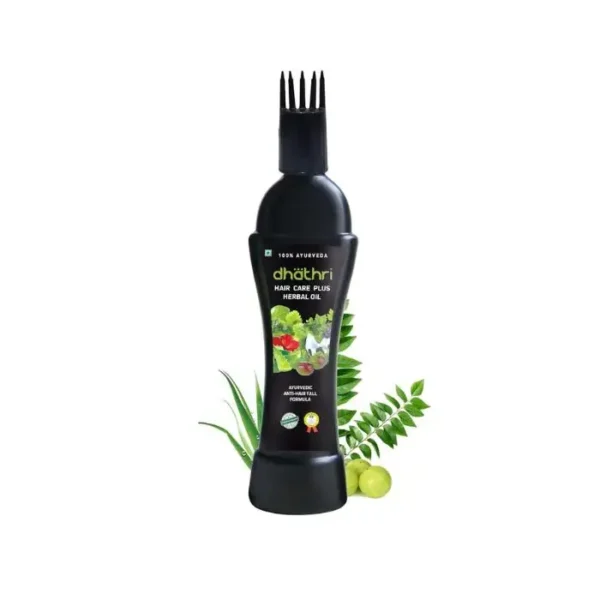 Dhathri Hair Oil Black Bottle