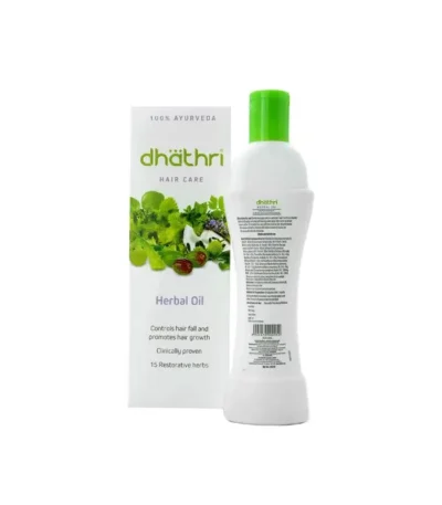 Dhathri Hair Oil White Bottle