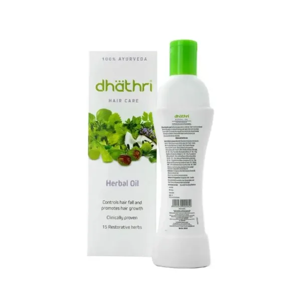 Dhathri Hair Oil White Bottle
