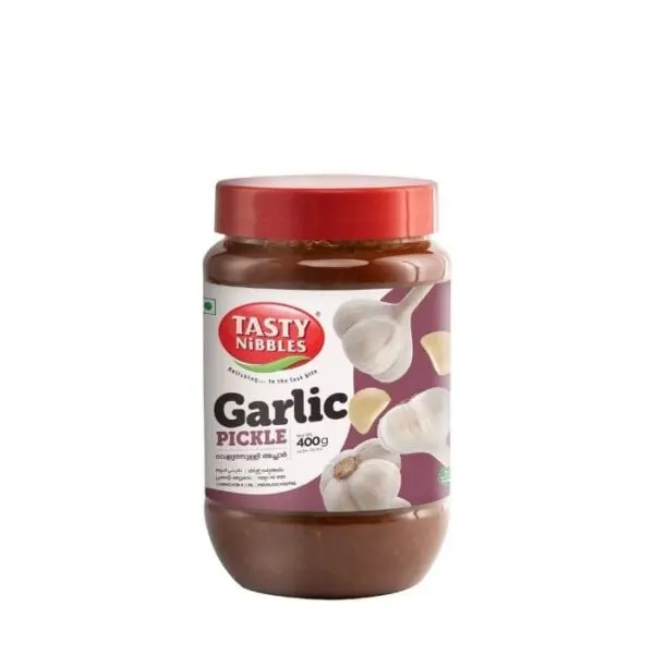 Tasty Nibbles garlic pickles spicy traditional ready to eat garlic pickle