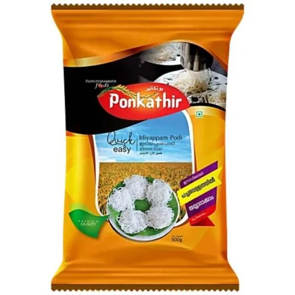 Ponkathir Idiyappam Podi Kerala string hopper rice flour