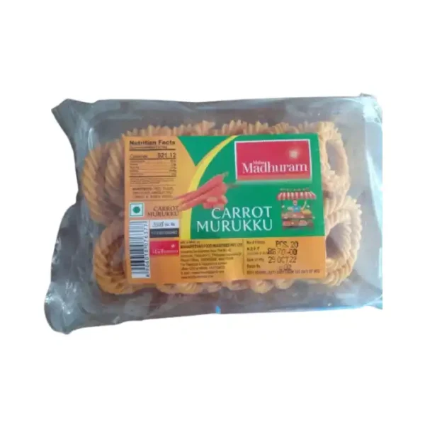 Madhuram carrot murukku crunchy snack