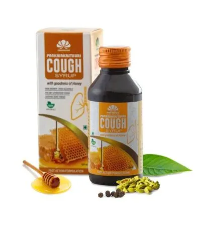 Pankajakasthuri honey cough syrup Ayurvedic herbal medicine with honey
