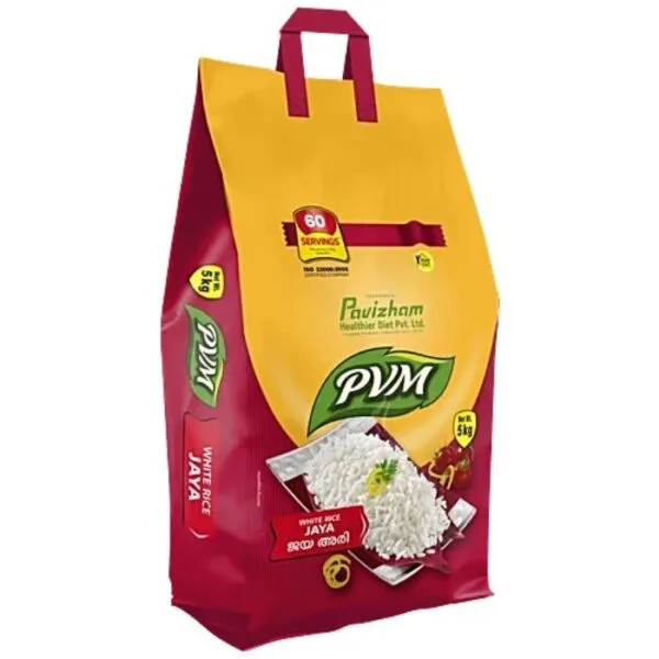 Pavizham Jaya White Rice 5kg quality rice