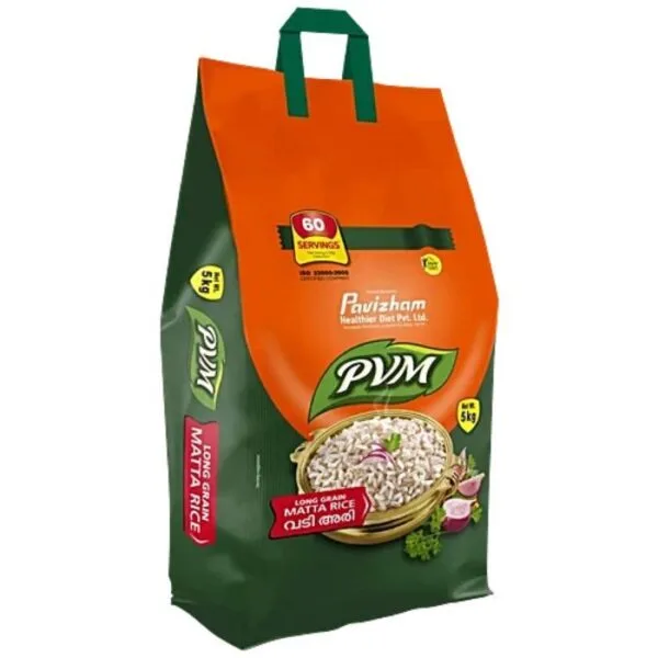 Pavizm long grain rice 5kg bag premium quality rice for daily cooking