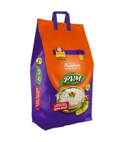 Pavizm matta short grain rice 5kg bag premium Kerala rice for daily meals