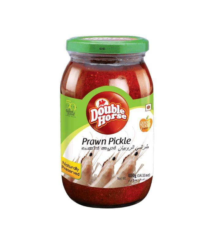Double Horse Prawns Pickle – Kerala Style Spicy Pickle Double Horse prawns pickle spicy Kerala style seafood pickle