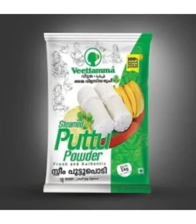 Puttupodi rice flour for Kerala puttu preparation