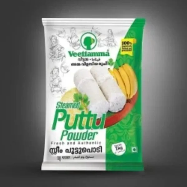 Puttupodi rice flour for Kerala puttu preparation