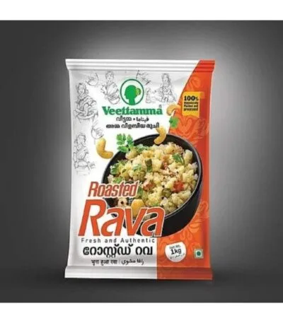 Roasted Rava semolina pre roasted for quick cooking