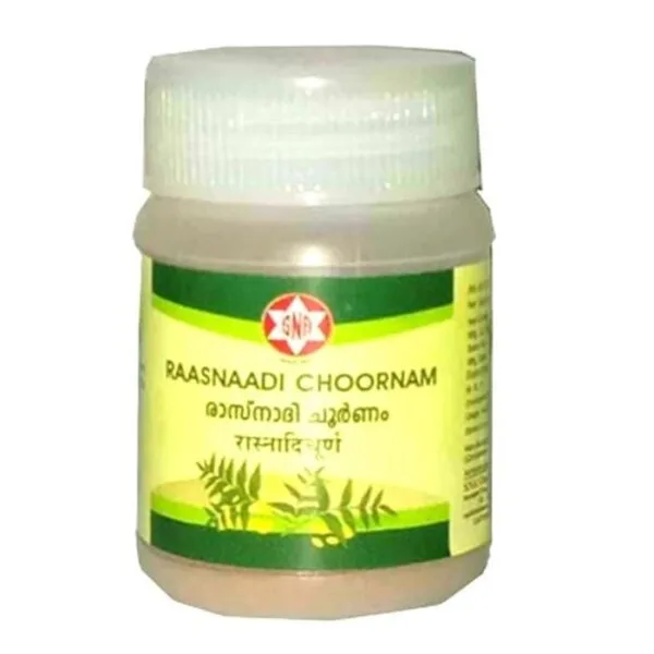 SNA Rasnadi choornam Ayurvedic herbal powder for headache and sinus relief