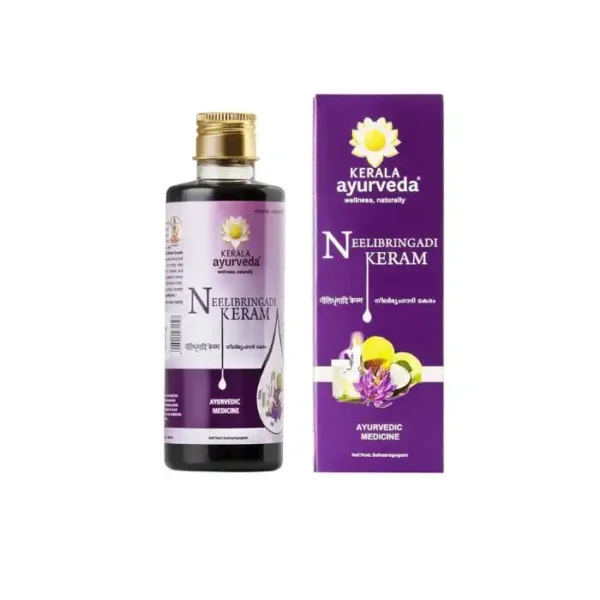 NeelBringadhi Ayurvedic Hair Oil Bottle