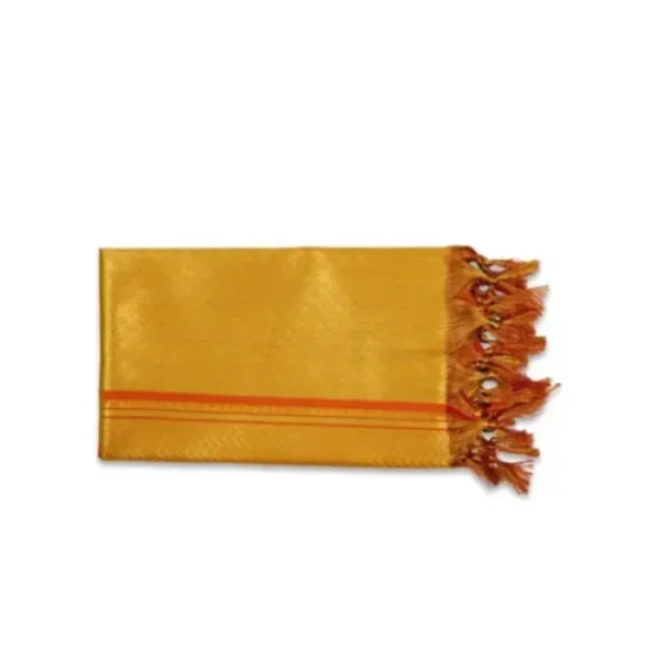 Kerala ponnada men shawl golden kasavu
