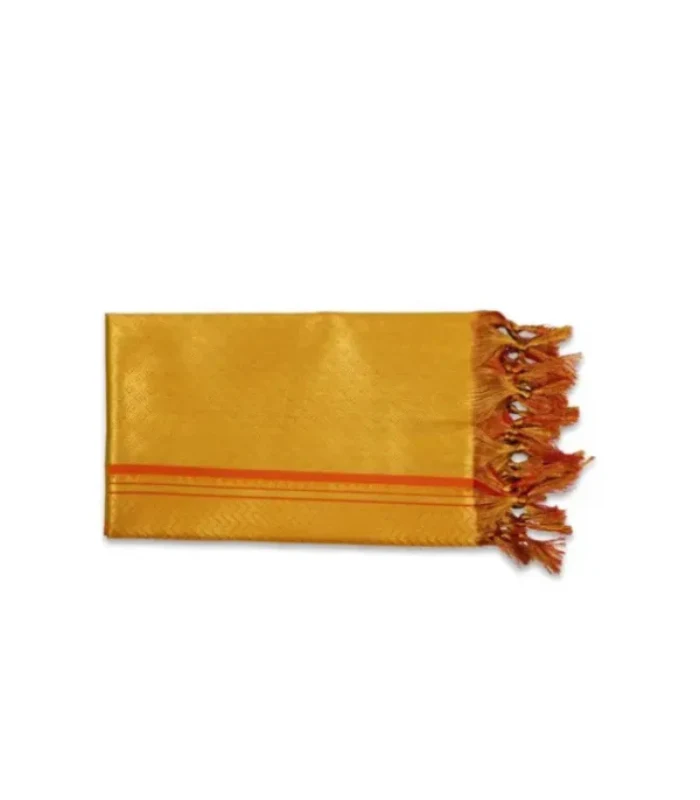 Kerala ponnada men shawl golden kasavu Kerala ponnada men shawl golden kasavu
