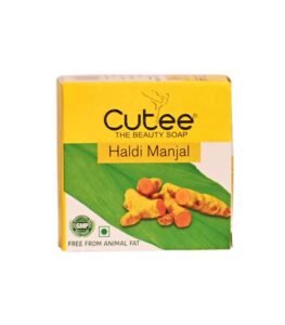 Cuttee Haldi Soap Mild Herbal Turmeric Soap for Glowing Skin