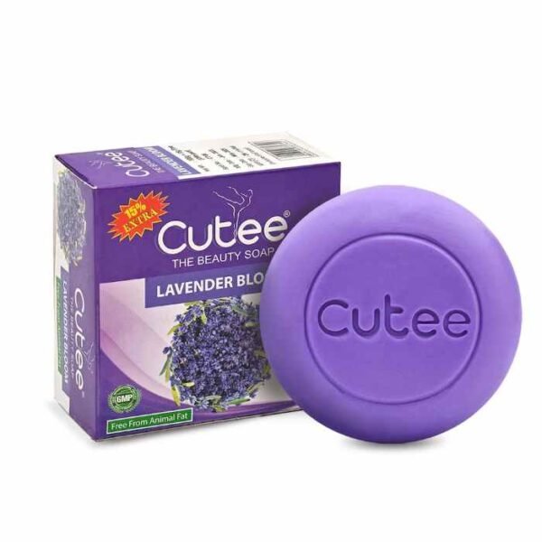 Cuttee Lavender Bloom Soap Mild Herbal Soap for Soft and Fresh Skin