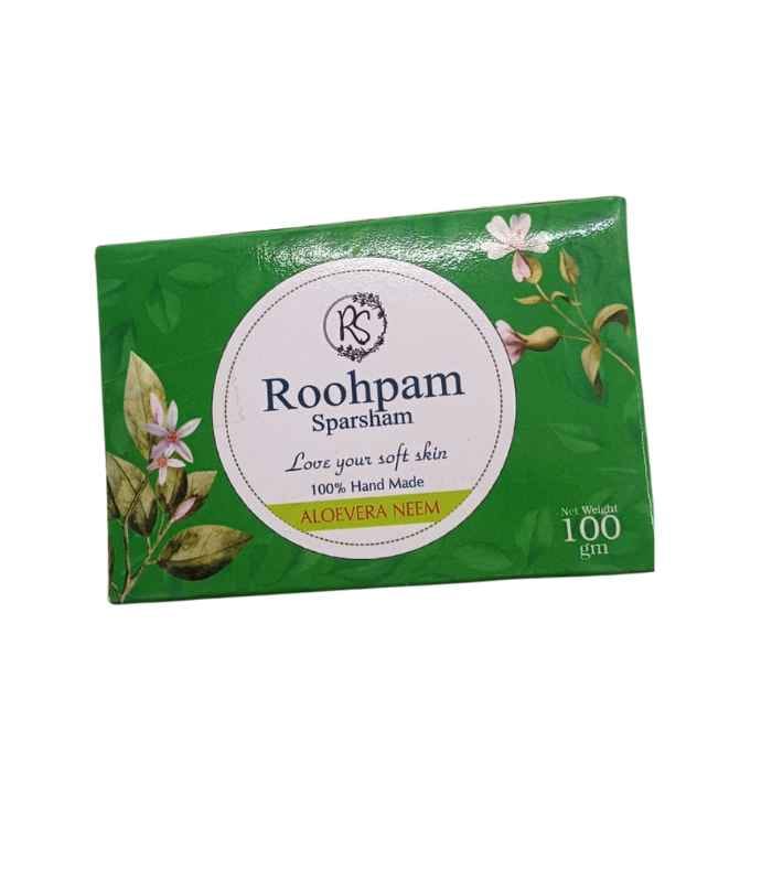 Neem Aloe Vera Handmade Soap 100g Neem Aloe Vera Handmade Soap 100g natural herbal soap for acne and oily skin