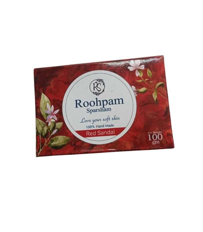 Red Sandal Soap Red Sandal Handmade Soap 100g natural herbal soap for glowing skin and tan removal