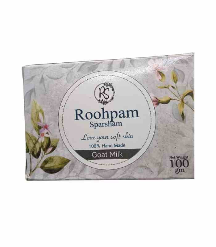 Roohpam Goat Milk Soap Roohpam Goat Milk Handmade Soap 100g natural organic soap for soft skin